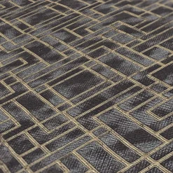 Vliestapete Grafik Muster Metallic Schwarz Gold 38828-1