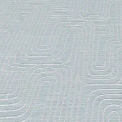 Vliestapete Grafik Muster Türkis Silber Metallic 10461-35