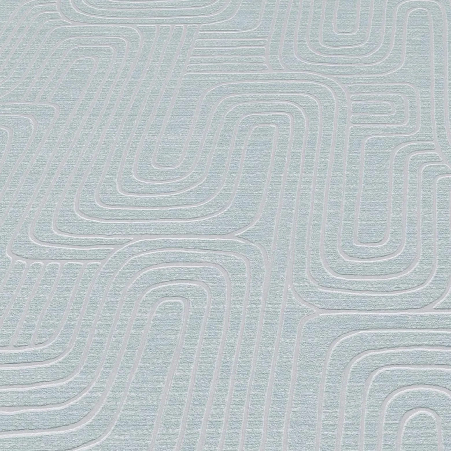 Vliestapete Grafik Muster Türkis Silber Metallic 10461-35