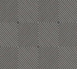 Vliestapete Grafik Raute anthrazit silber 36926-1