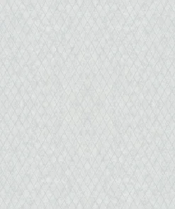 Vliestapete Grafik Rauten Hellgrau Silber Metallic 35536