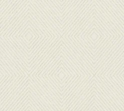 Vliestapete Grafik Raute weißgrau creme 36926-3