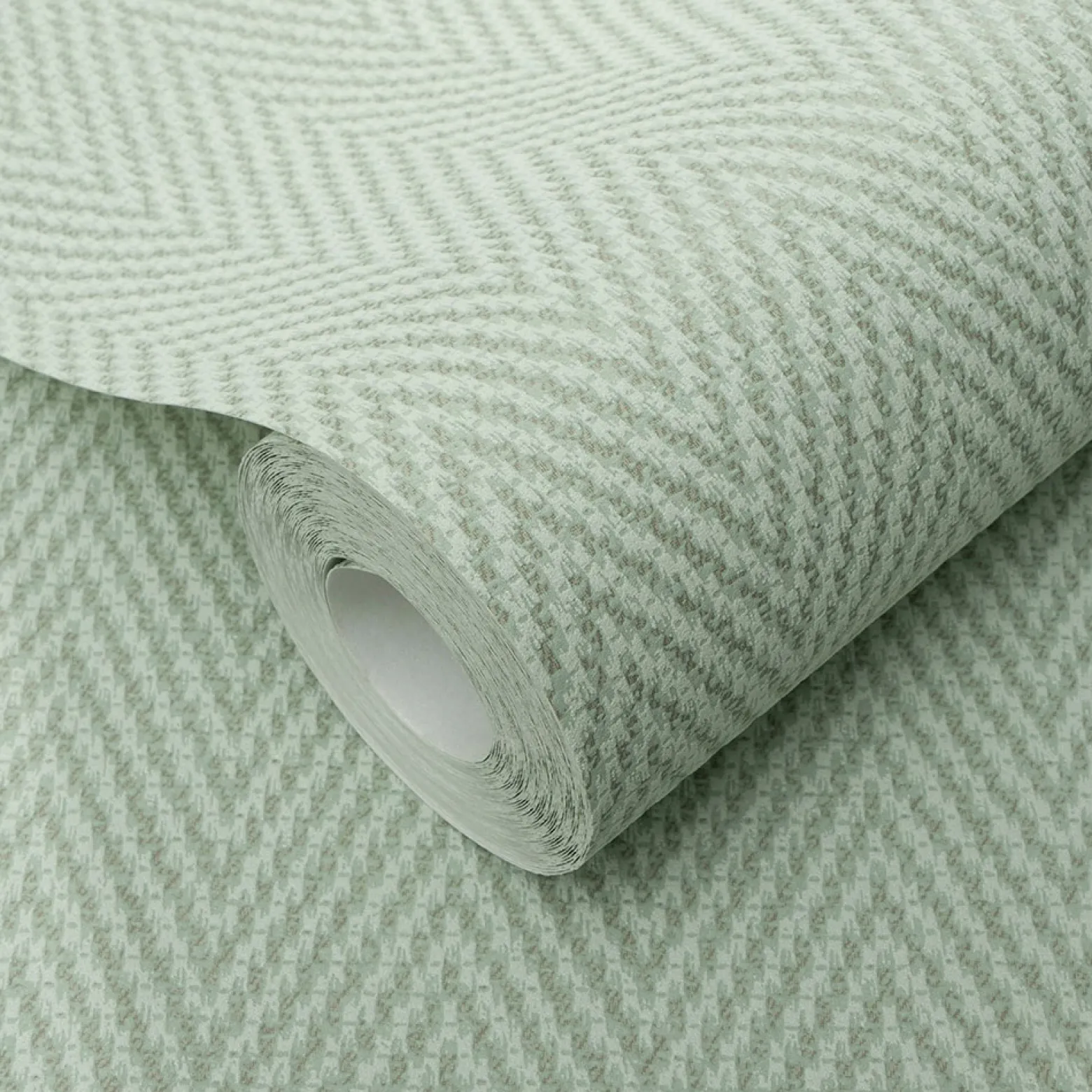 Vliestapete Grafik Sisal-Geflecht Grün Blau 10536-07