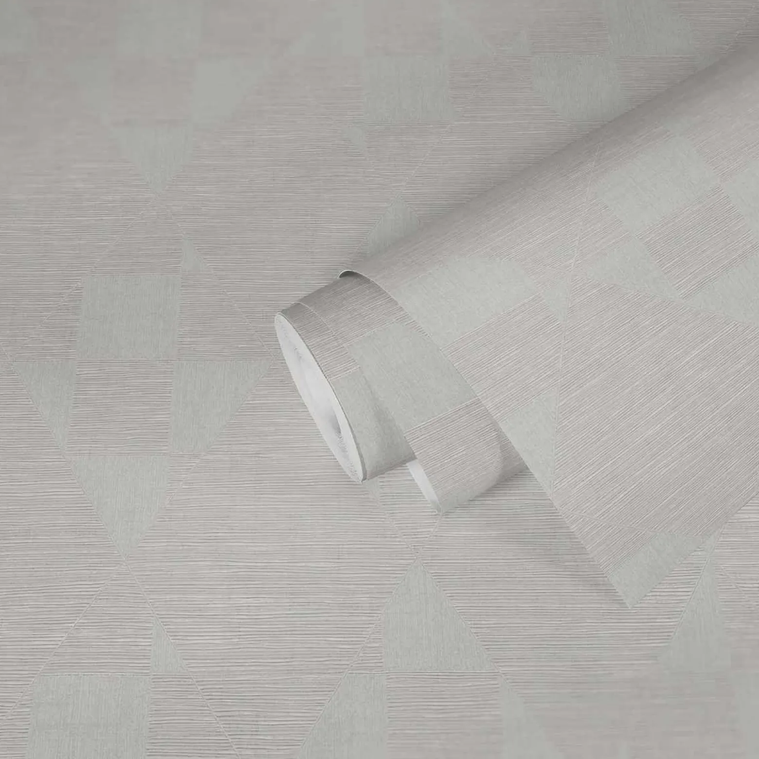 Vliestapete Grafik Trapez creme-silber Glanz 38196-6
