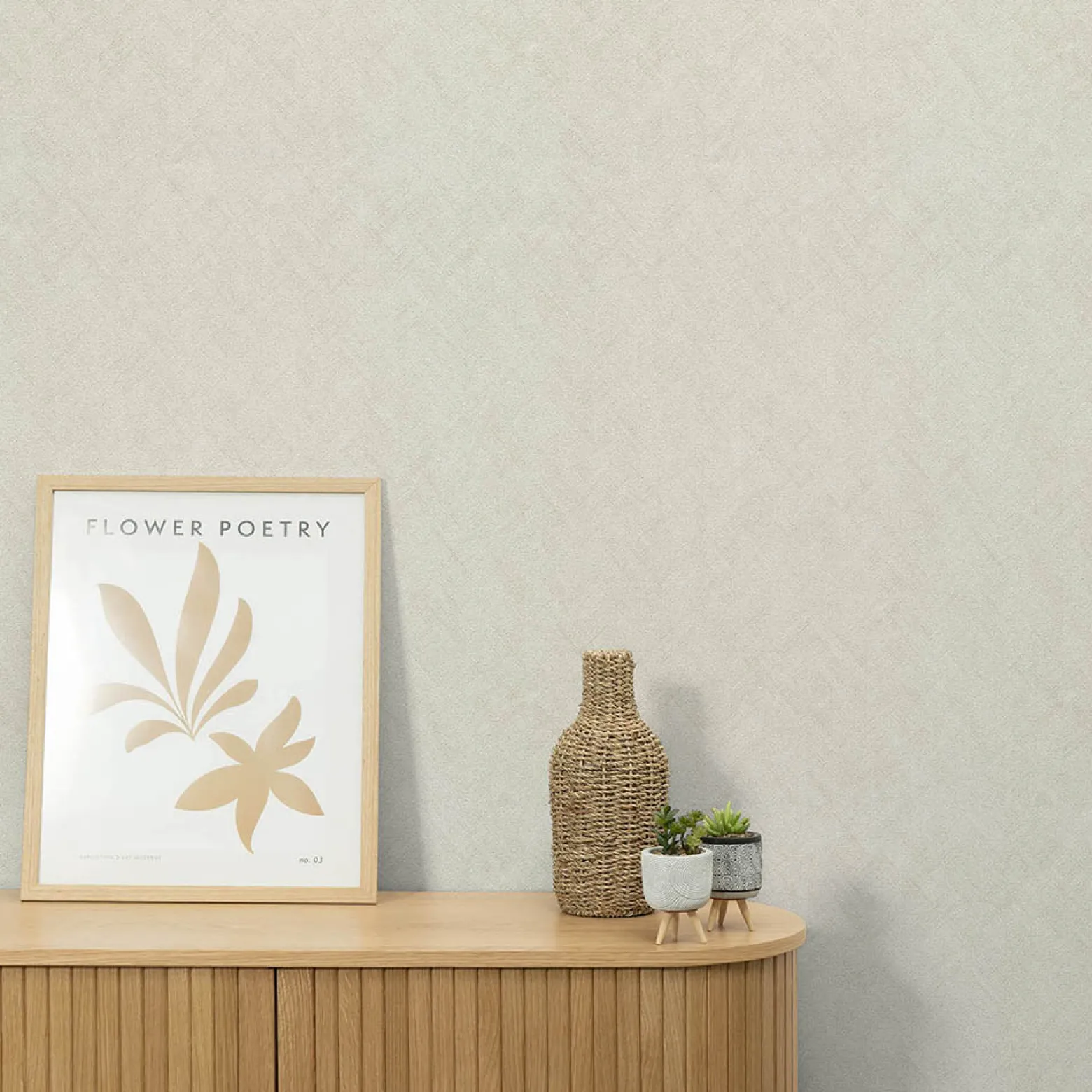 Vliestapete Grafik Uni Fischgrät Creme Beige 10589-14