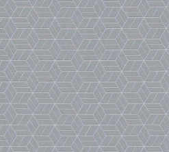 Vliestapete Grafik Würfel grau silber Glitzer 36920-4