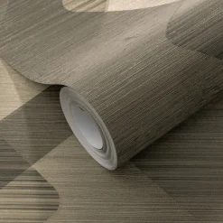 Vliestapete Grafisch Abstrakt Grau Gold Metallic 10479-15