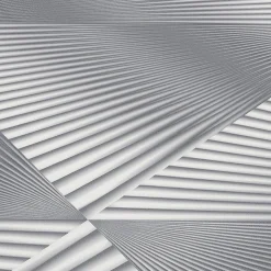 Vliestapete Grafisch 3D-Optik Grau Silber Metallic 10404-10
