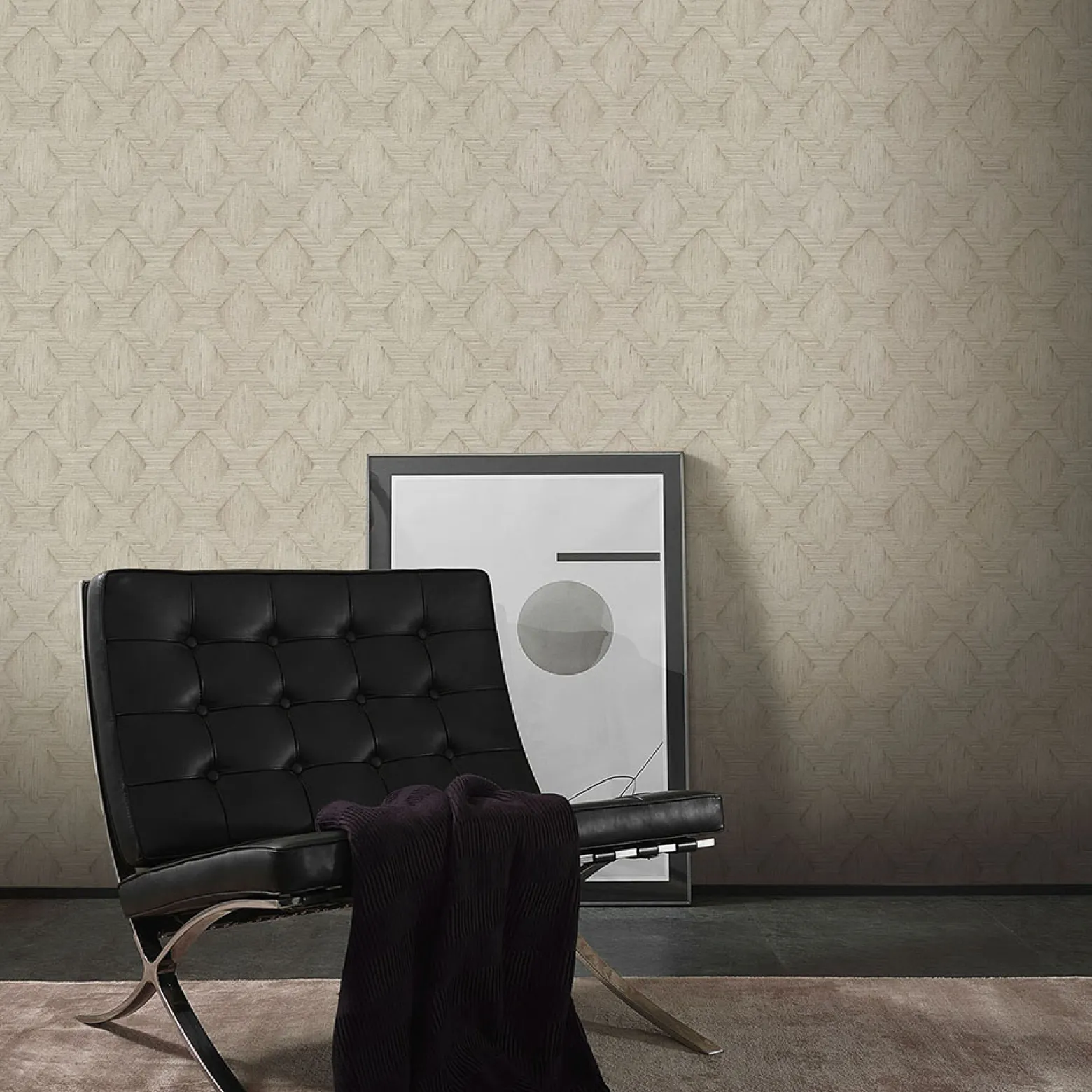 Vliestapete Grafisch Streifen Beige Braun 10509-02