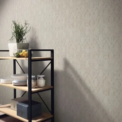Vliestapete Grafisch Streifen Beige Braun 10509-02