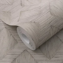 Vliestapete Grafisch Streifen Braun Grau 10509-37