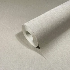 Vliestapete Grau Beige Textil Optik Uni Marburg 58433