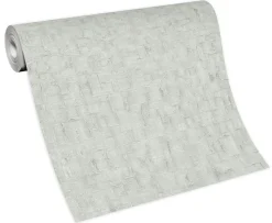 Vliestapete Grau Metallic Struktur 10260-31 Erismann