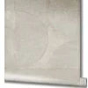 Vliestapete Halbkreis Metallic grau-beige 32825