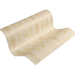 Vliestapete Hermitage Streifen Ranken gold 33547-3