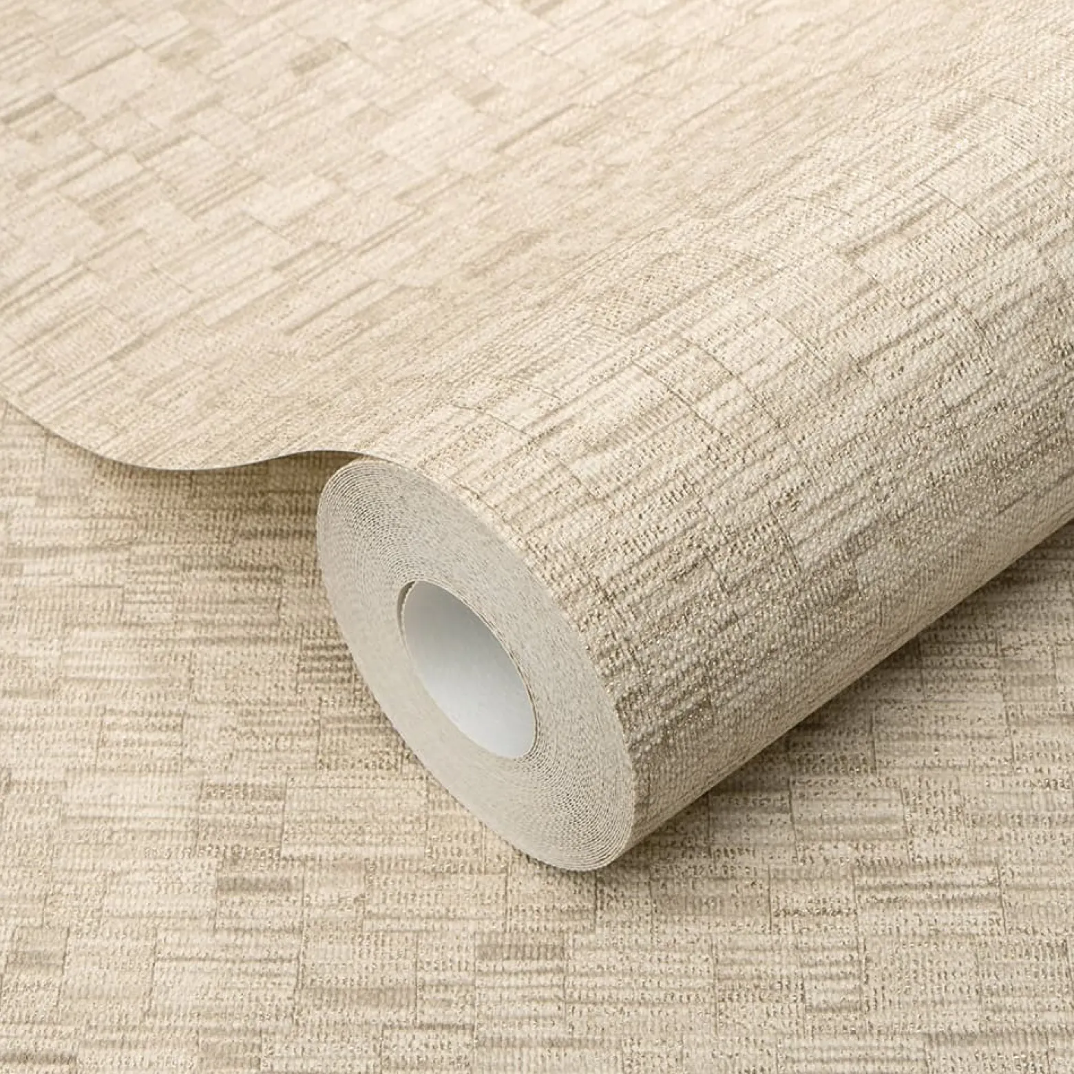 Vliestapete Holzoptik Beige Gold Metallic 10562-32