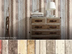 Vliestapete Holz-Optik beige grau AS Creation 8550-39