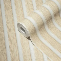 Vliestapete Holz Optik Beige Weiß AS Creation 39109-7