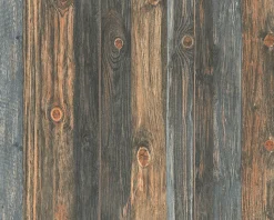 Vliestapete Holz-Optik braun grau AS Creation 9086-12
