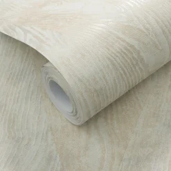 Vliestapete Holz Optik Creme Beige Metallic 10439-02