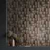 Vliestapete Holzoptik 3D-Effekt Grau Braun 35375