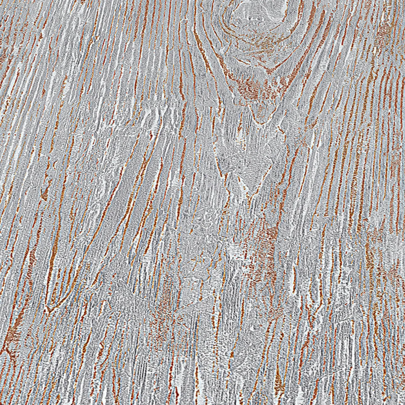 Vliestapete Holz Optik Grau Kupfer Metallic 10307-10