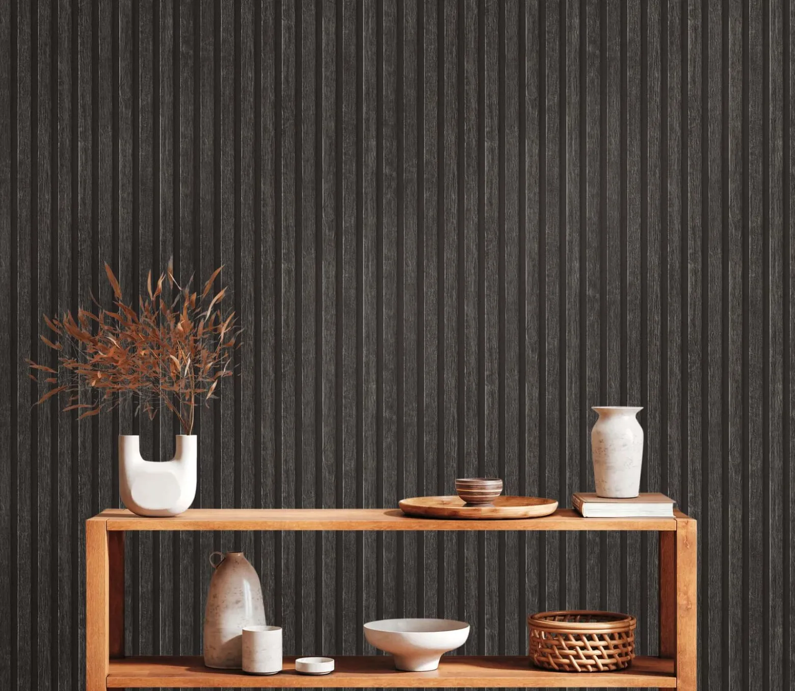 Vliestapete Holz Optik Grau Schwarz AS Creation 39109-4