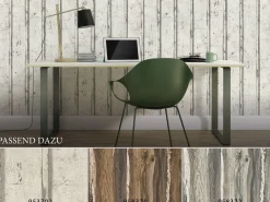 Vliestapete Holz-Optik Holzwand weiß Lutèce 95370-1