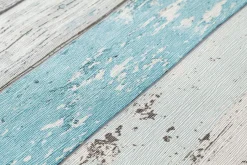 Vliestapete Holz-Optik Planken grün blau AS Creation
