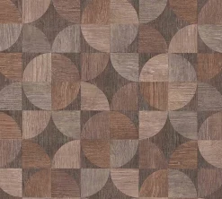 Vliestapete Holz-Optik Retro dunkelbraun 36913-1