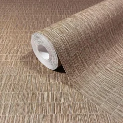 Vliestapete Holzoptik Streifen Braun Beige 35367