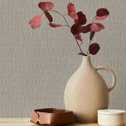 Vliestapete Holzoptik Streifen Beige Braun 35365