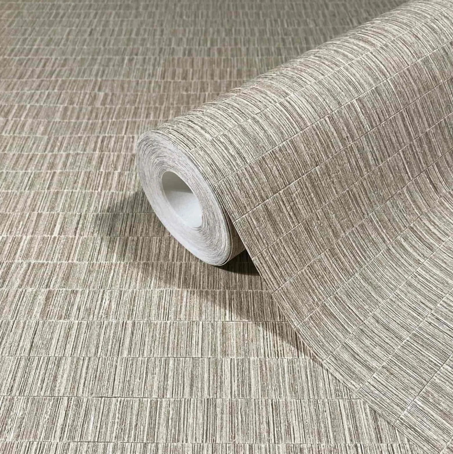 Vliestapete Holzoptik Streifen Beige Braun 35365