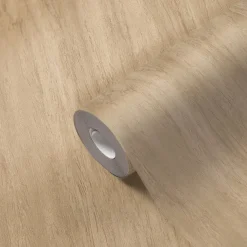 Vliestapete Holzoptik Struktur Beige Braun 39801-2