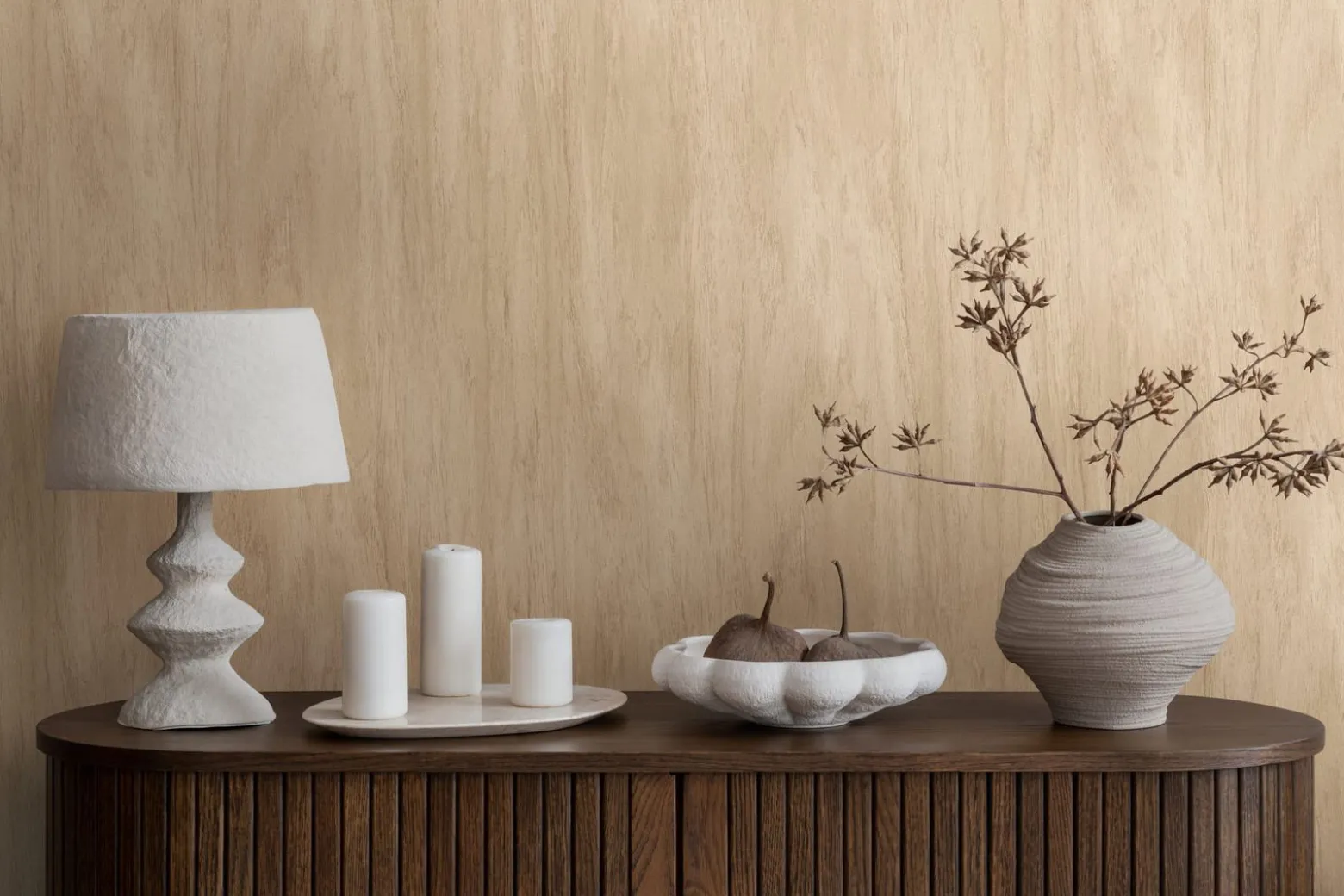 Vliestapete Holzoptik Struktur Beige Braun 39801-2