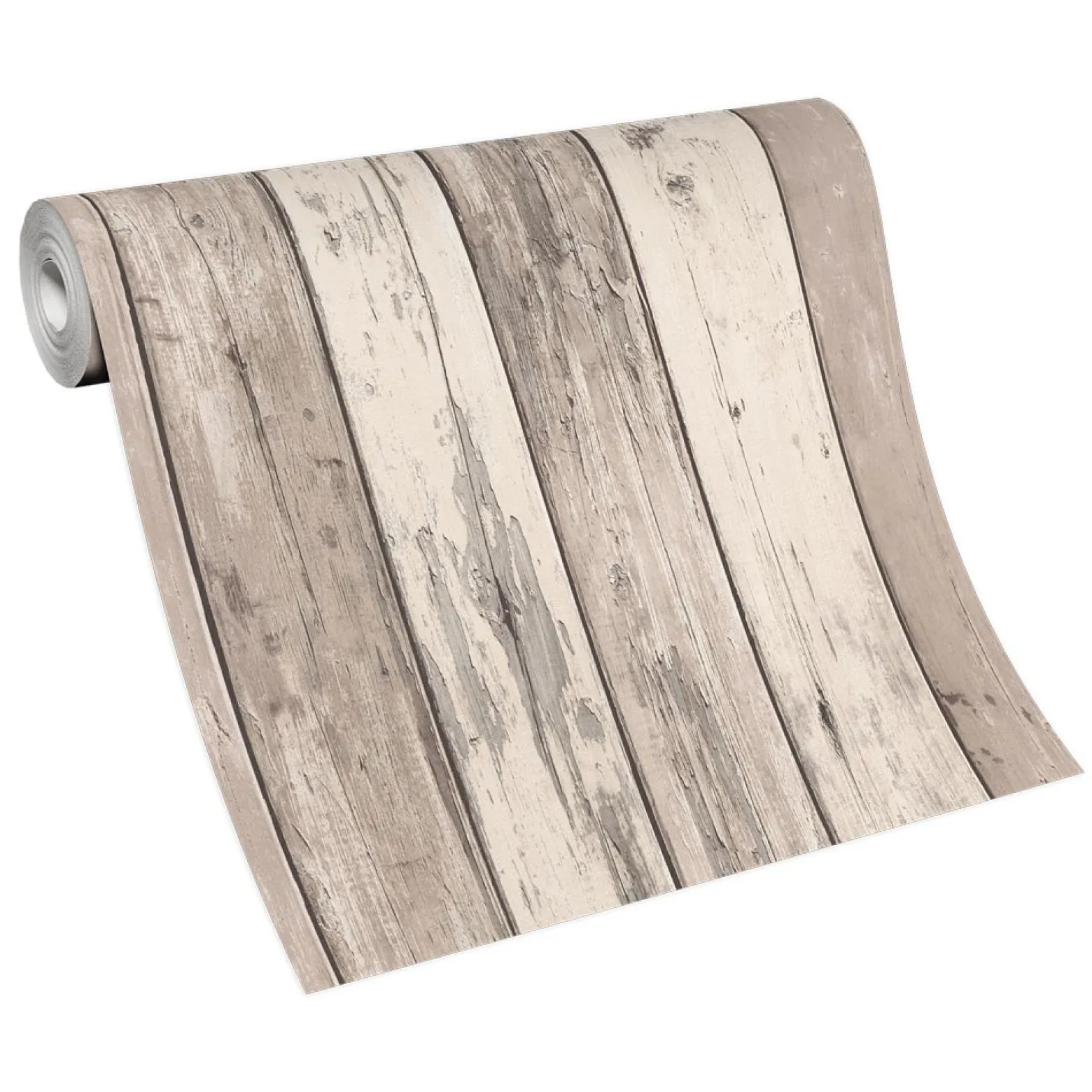 Vliestapete Holz-Optik Vintage beige creme 10200-11