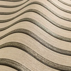 Vliestapete Holzpaneele Beige Gold Metallic 78665-1