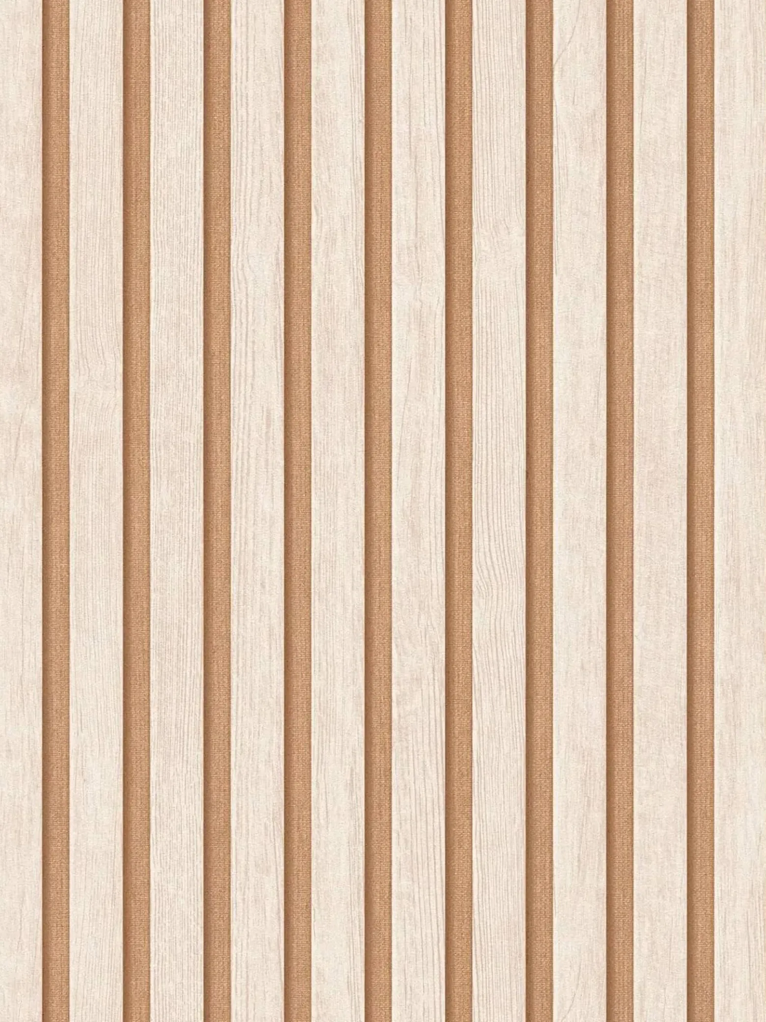 Vliestapete Holzpaneele Beige Kupfer Metallic 78665-2