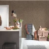 Vliestapete Holz Rattan braun 37706-1