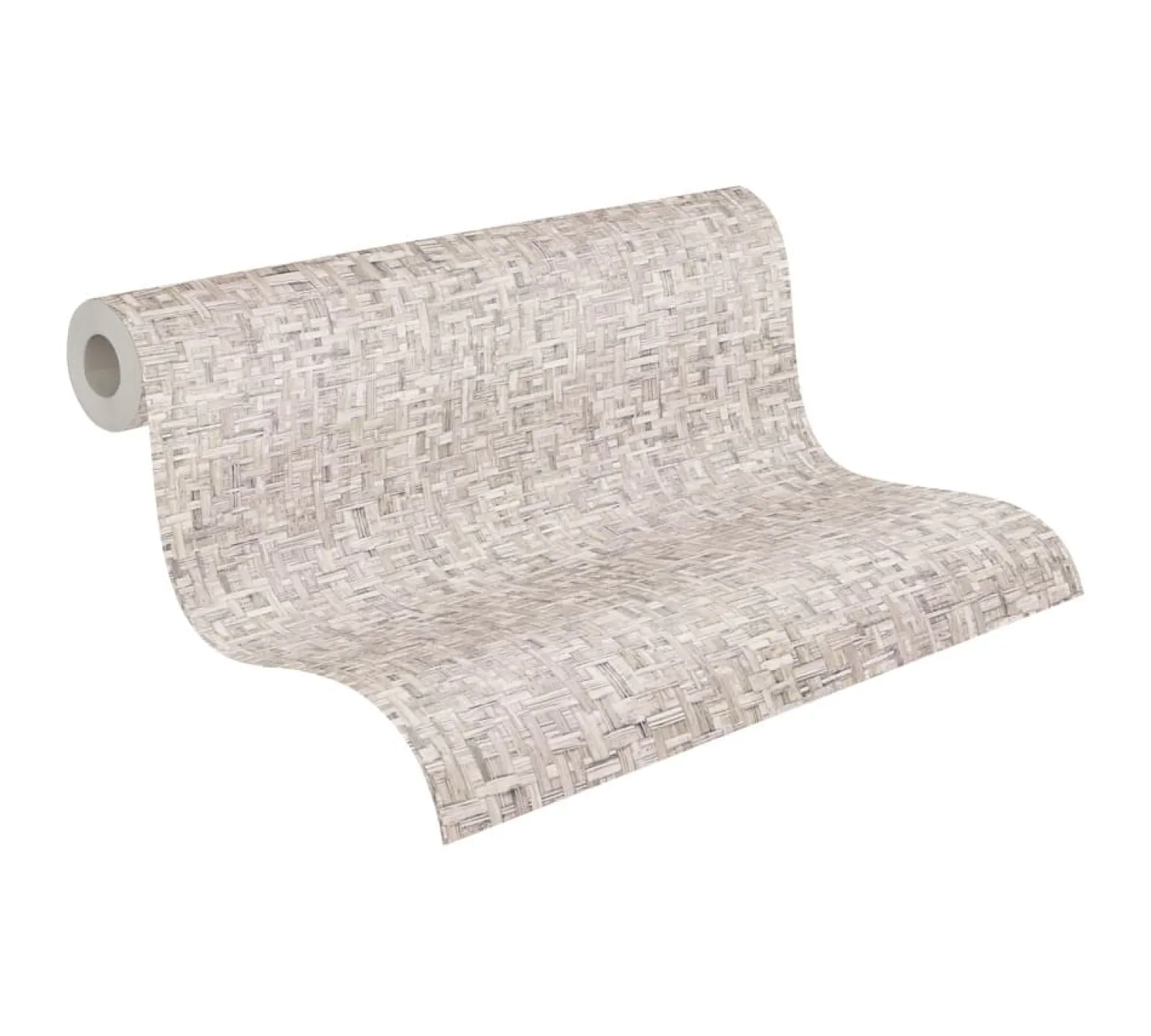 Vliestapete Holz Rattan grau 37706-6