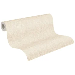 Vliestapete Holz Rinde Creme Perlmutt Metallic 39562-4