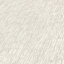 Vliestapete Holz Rinde Weiß Silber Metallic 39562-5