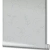 Vliestapete Illustration Grau Silber Metallic 82436