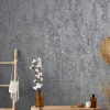 Vliestapete Ivy Putzoptik Anthrazit 82302 Novamur