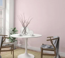 Vliestapete Ivy Uni Struktur Rosa 82309 Novamur