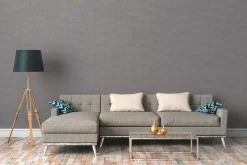 Vliestapete Kacheln Mosaik grau silber 38526-3