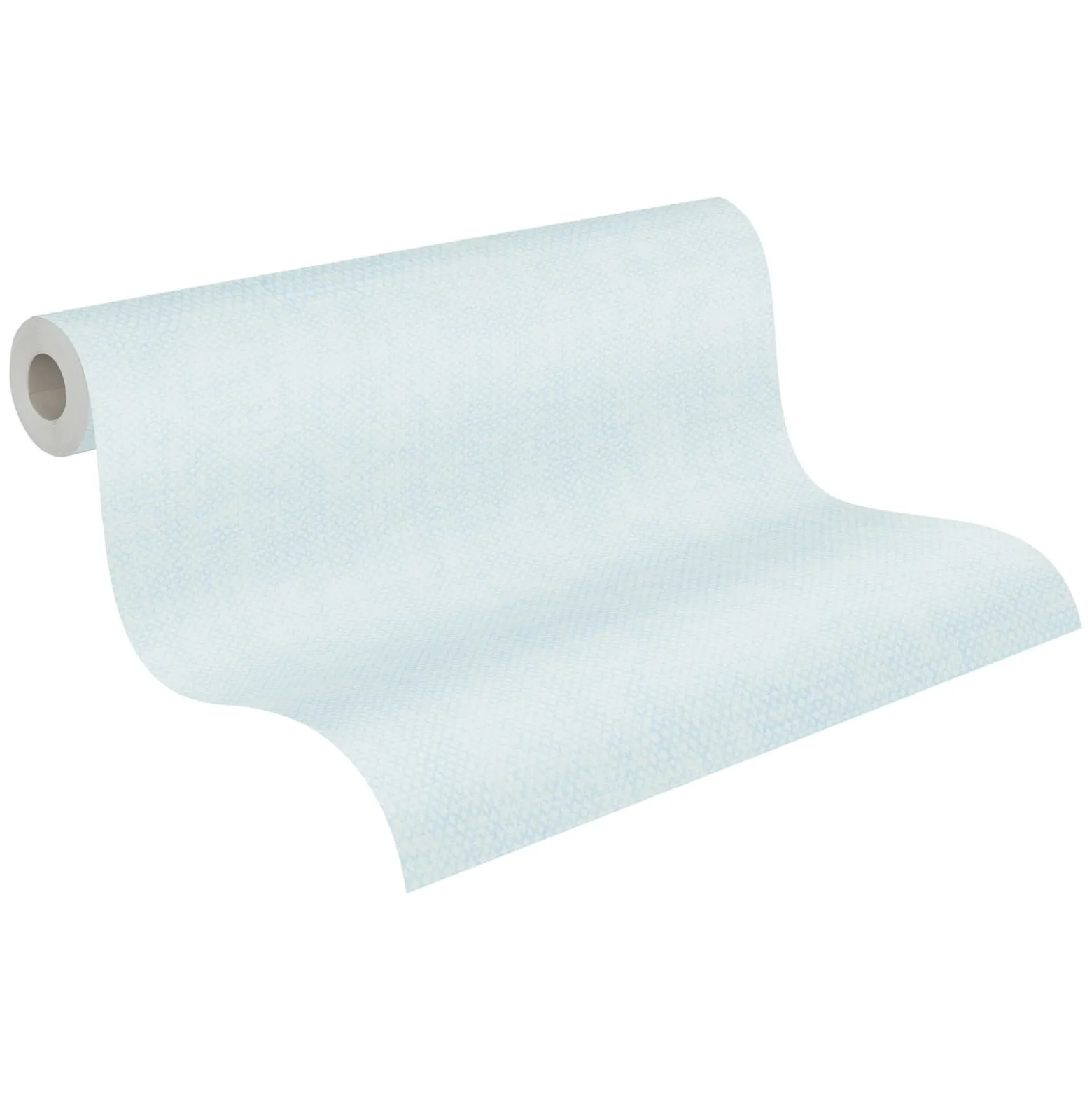 Vliestapete Kariert Textil Optik Blau Weiß 39068-1