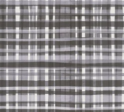 Vliestapete Kariert Textiloptik Schwarz Weiß 78224-4