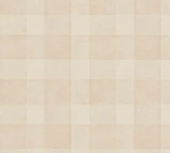 Vliestapete Karo Muster Textil Optik Beige Creme 38664-3