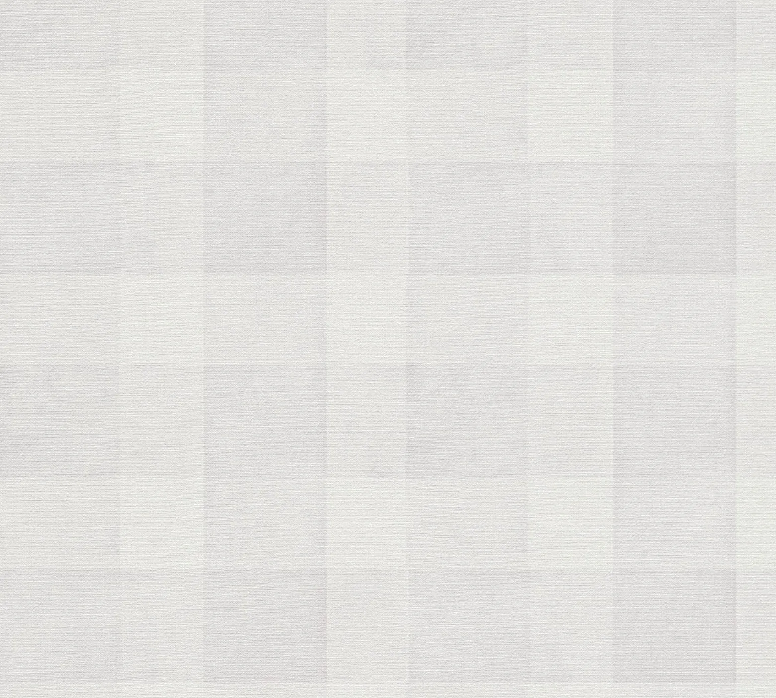 Vliestapete Karo Muster Textil Optik Hellgrau 38664-4